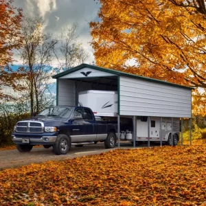 12X30X12 Vertical Roof Metal Carport