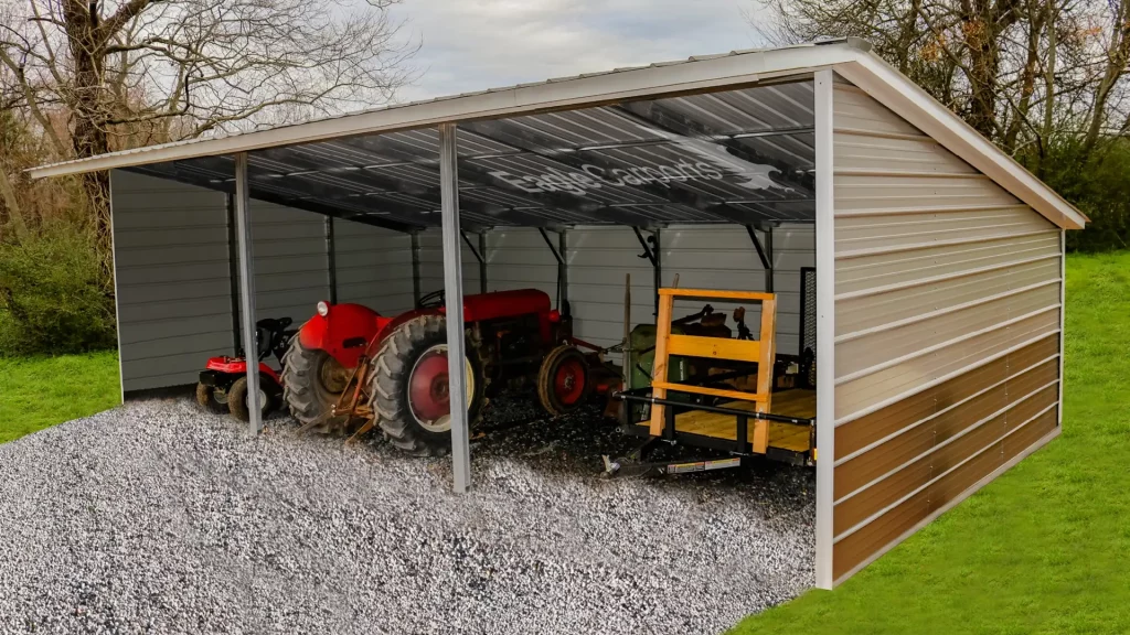 15X30X9/6 Vertical Roof Loafing Shed