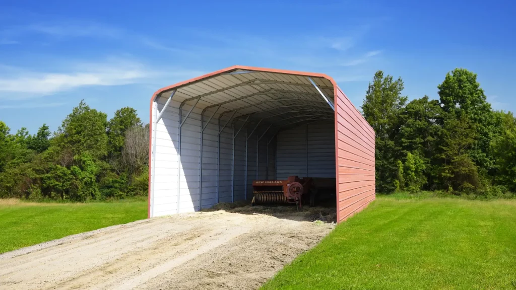 18x35x12 Regular Roof Metal Carport