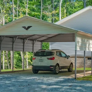 20X25X9 Vertical Roof Metal Carport