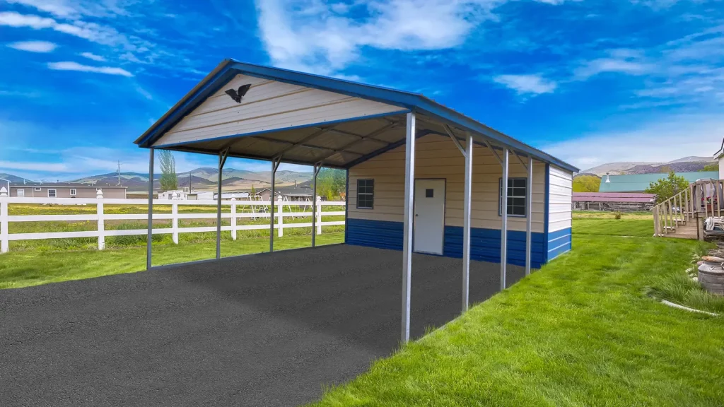 20X30X8 Vertical Roof Metal Combo Unit