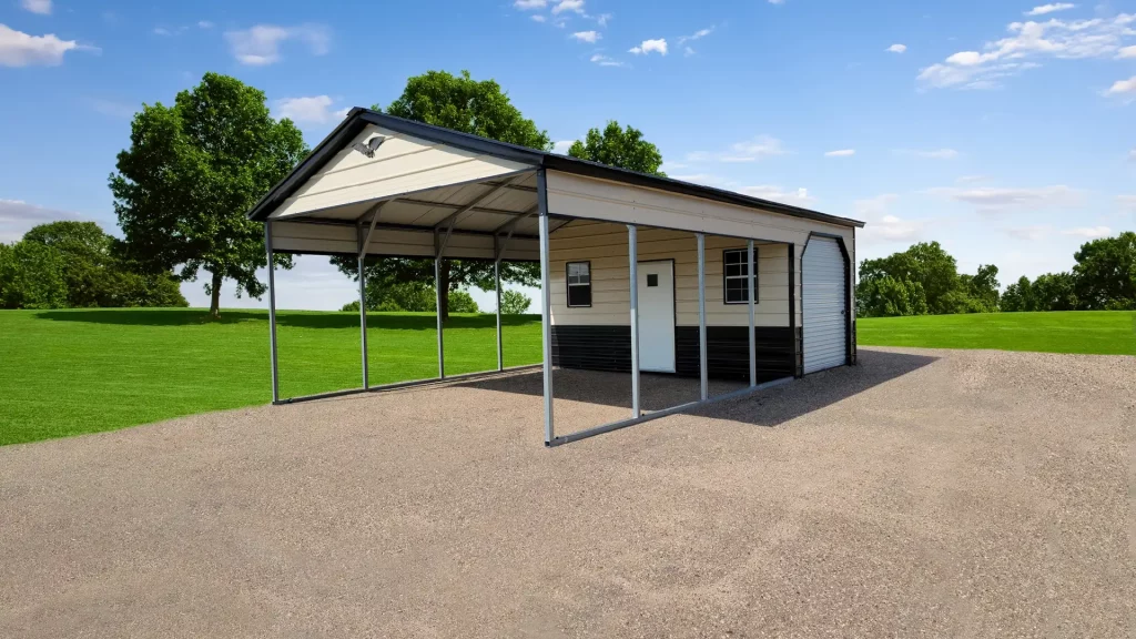 20X30X9 Vertical Roof Metal Combo Unit
