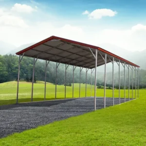 20X40X12 Vertical Roof Metal Carport