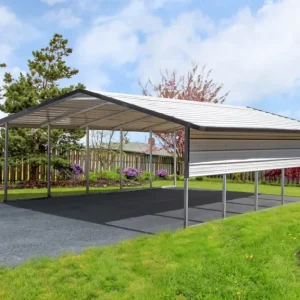 20x25 boxed eave carport