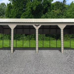24X50X11 Vertical Roof Metal Carport