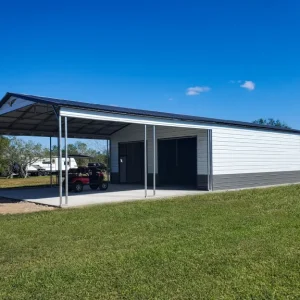 30X80X12 Vertical Roof Metal Combo Unit