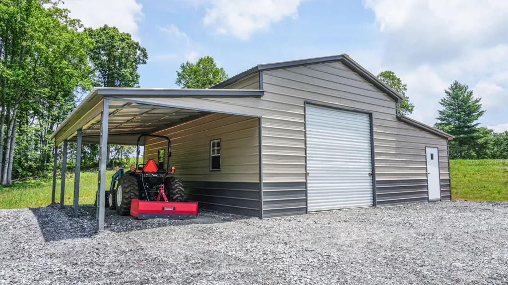 42X30X12X8 Custom Metal Barn