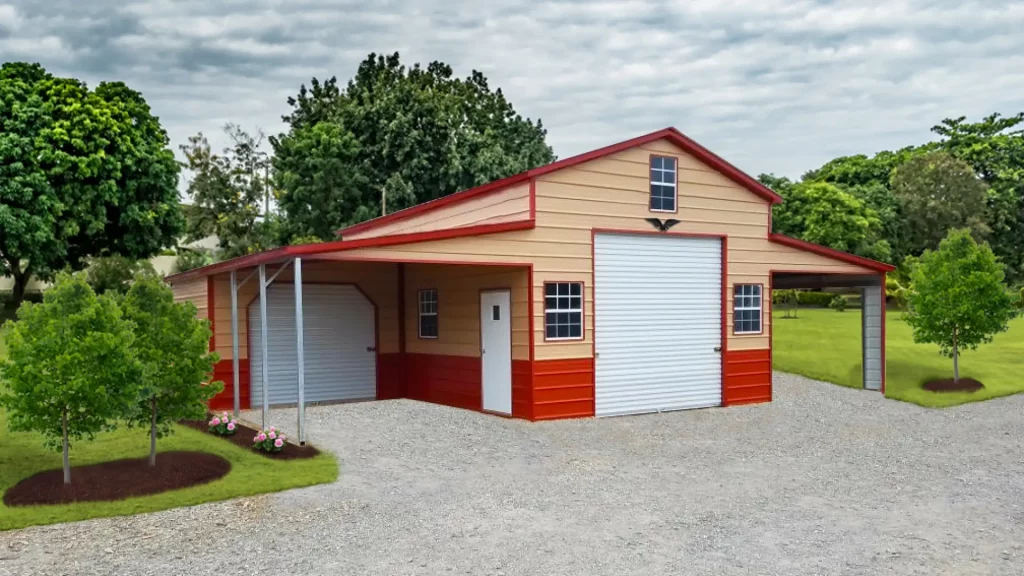 44X25X12 Vertical Roof Metal Barn