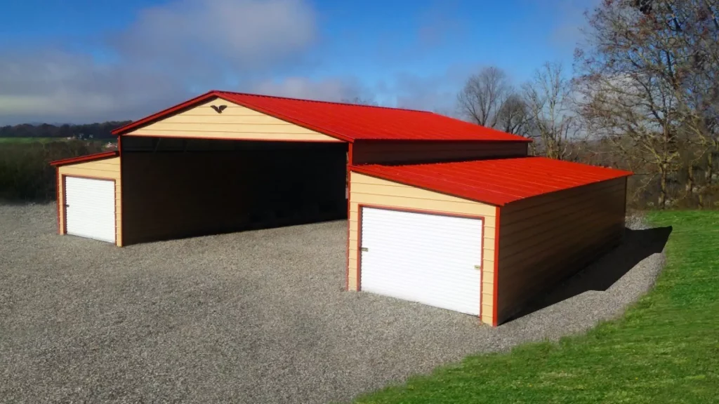 54X40X12 Vertical Roof Metal Barn