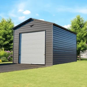 18X25X14 Vertical Roof Metal Garage