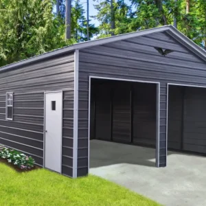 20X25X10 Vertical Roof Metal Garage