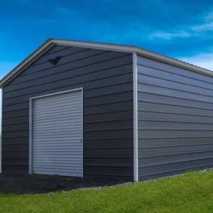 20X25X10 Vertical Roof Metal Garage-FB115