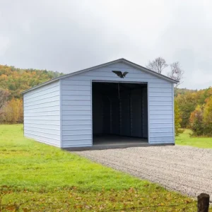 20X30X10 Vertical Roof Metal Garage